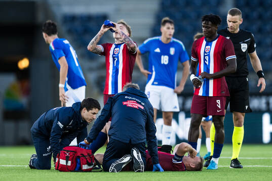Sivert Heggheim Mannsverk of Norway in pain