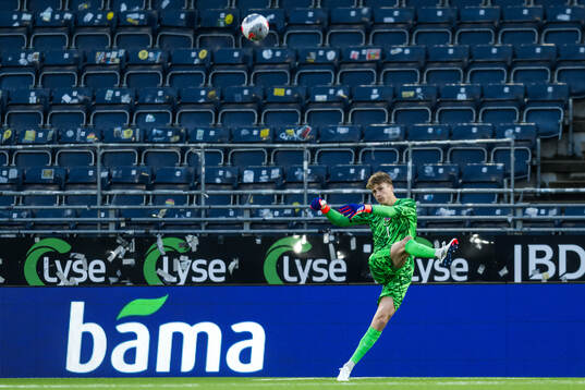 Goalkeeper Sander Tangvik of Norway