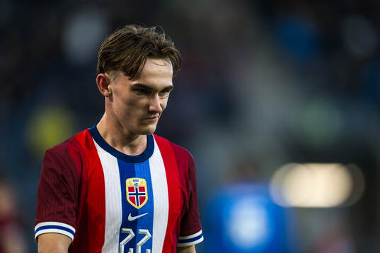 Marius Sivertsen Broholm of Norway looks dejected