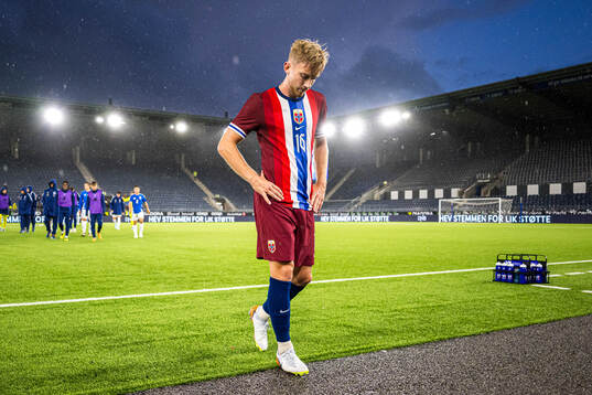Eskil Smidesang Edh of Norway looks dejected