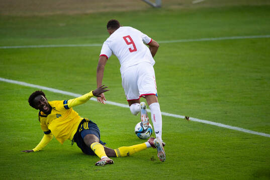 Sverige överkört av Danmark i U20 landskampen mellan