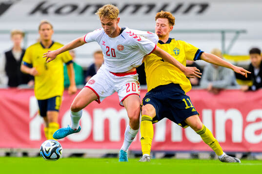 Kasper Davidsen of Denmark and August Ljungberg of Sweden