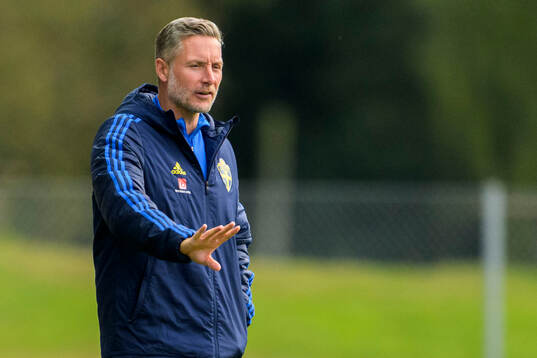 Head coach Axel Kjäll of Sweden