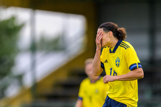 Amin Boudri of Sweden looks dejected