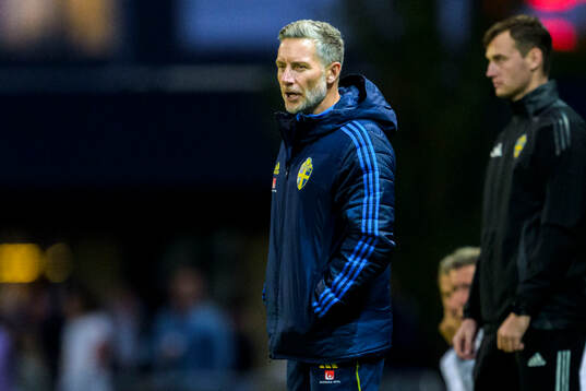 Head coach Axel Kjäll of Sweden