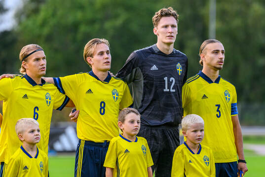 Markus Karlsson, Adam Hermansson, goalkeeper Alexander