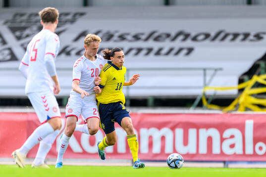Kasper Davidsen of Denmark and Amin Boudri of Sweden