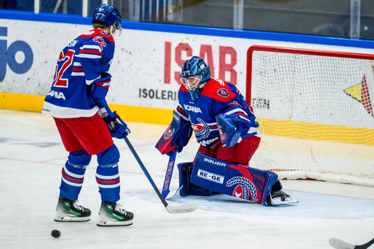 Oskarshamns målvakt Tomas Rydén