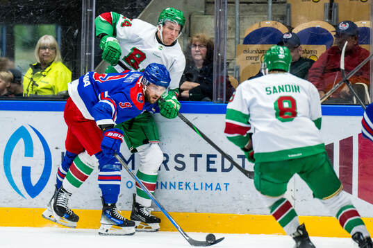 Oskarshamns Eero Savilahti och Rögles Mattias Göransson