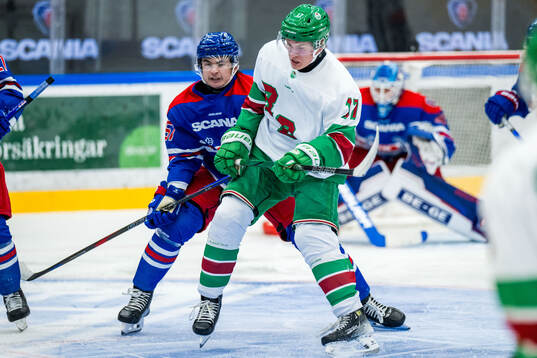 Oskarshamns Evan Weinger och Rögles Max Karlsson