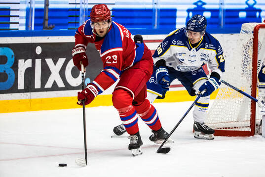 Timrås Filip Hållander och Leksands Axel Rindell