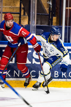 Timrås Lukas Pilö och Leksands Arvid Eljas