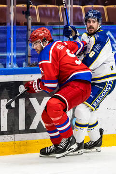 Timrås Didrik Strömberg och Leksands Matt Caito