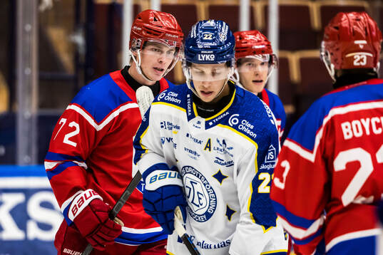 Timrås Erik Walli Walterholm och Leksands Lukas Vejdemo