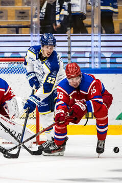 Leksands Lukas Vejdemo och Timrås Lukas Pilö