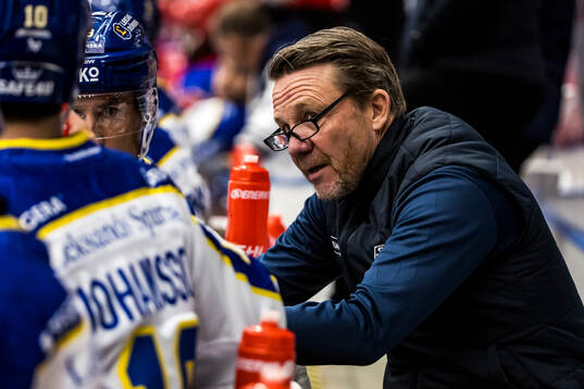 Leksands tränare Charles Berglund