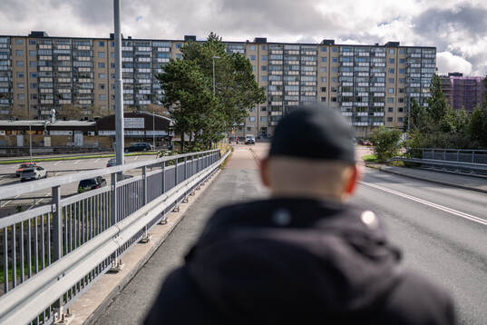Hyreshus syns bakom Häckens Ali Youssef