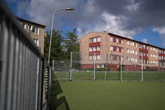 Fotbollsplan i Biskopsgården