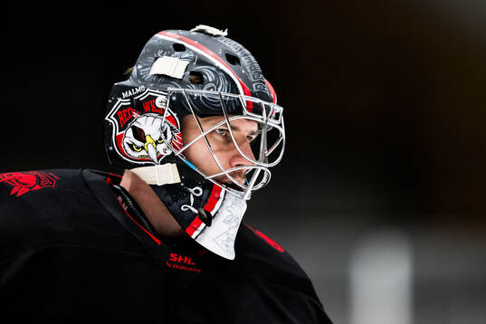 Malmö Redhawks målvakt Marek Langhamer