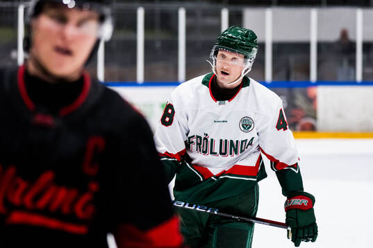Frölundas Carl Klingberg deppar