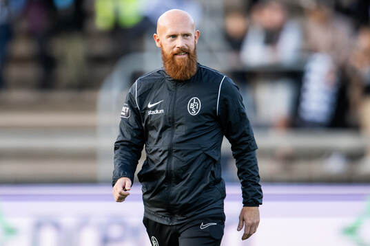 Landskronas tränare Max Mölder