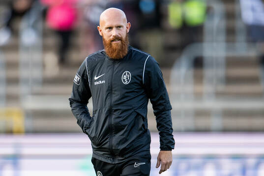 Landskronas tränare Max Mölder