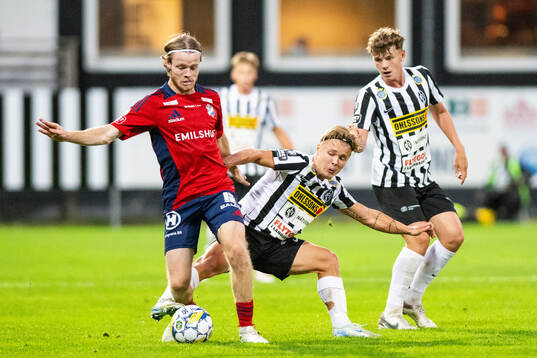 Landskronas Vincent Sundberg och Östers Daniel Ljung