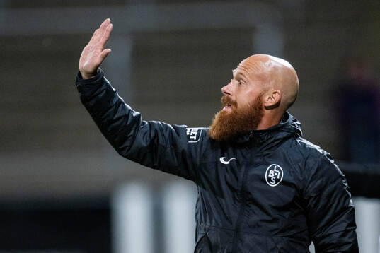 Landskronas tränare Max Mölder
