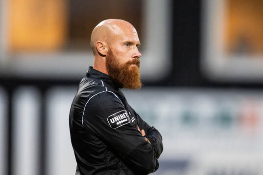 Landskronas tränare Max Mölder
