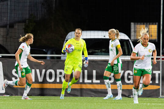Hammarbys målvakt Anna Tamminen
