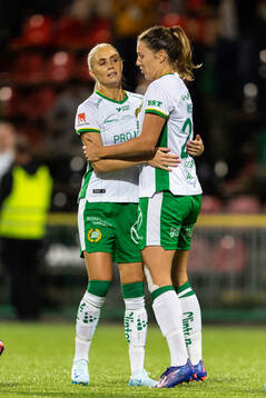 Hammarbys Alice Carlsson jublar