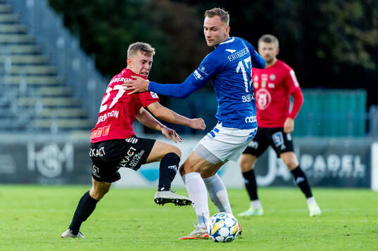 Trelleborgs Filip Bohman och Örebros Valgeir Valgeirsson