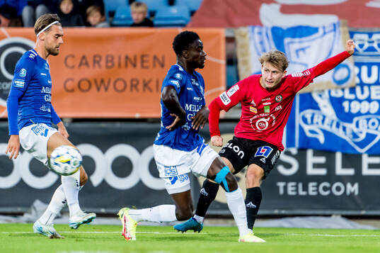 Örebros Victor Backman och Trelleborgs Felix Hörberg och