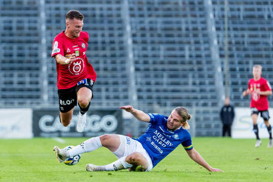 Örebros Samuel Kroon och Trelleborgs Charlie Weberg