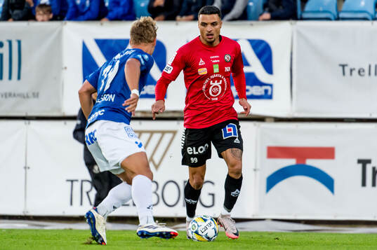 Örebros Ahmed Yasin och Trelleborgs Tobias Karlsson