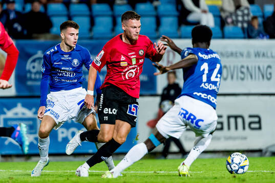 Örebros Samuel Kroon och Trelleborgs Samuel Asoma