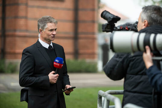 A reporter from Sky sports
