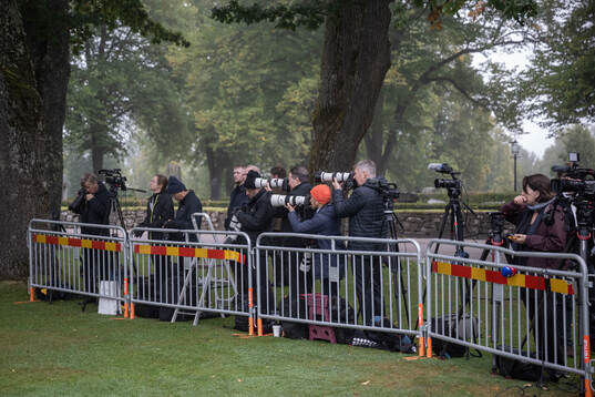 Photographers and journalists