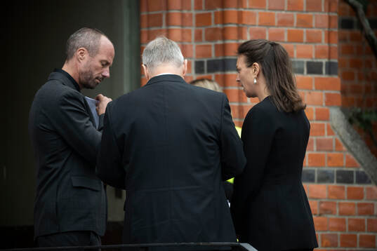 Son Johan Eriksson and daughter Lina Eriksson