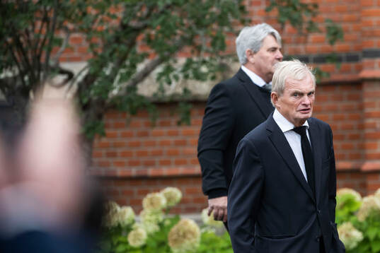 Thomas Wernerson (L), former football player and director,
