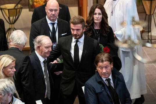 Tord Grip and David Beckham
