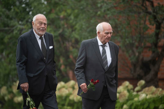 Guests arrrive to the funeral of Sven-Göran Eriksson
