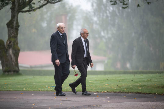 Guests arrrive to the funeral of Sven-Göran Eriksson