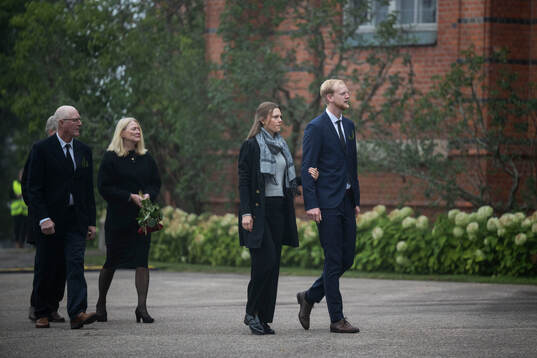 Guests arrrive to the funeral of Sven-Göran Eriksson