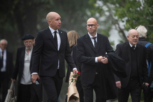 Guests arrrive to the funeral of Sven-Göran Eriksson