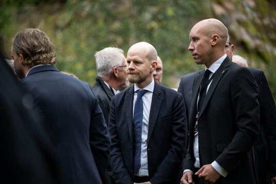 FIFA Secretary General Mattias Grafström and president of