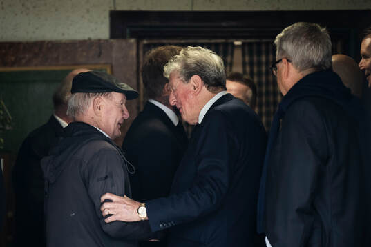 Tord Grip and Roy Hodgson