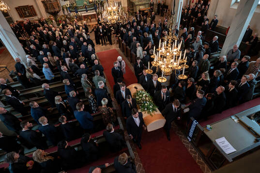 View from above in Fryksände Church