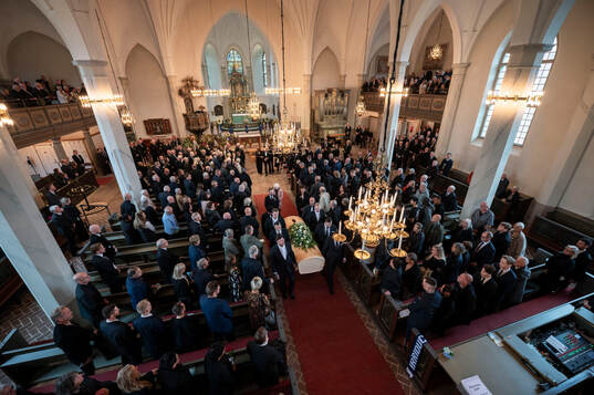 View from above in Fryksände Church