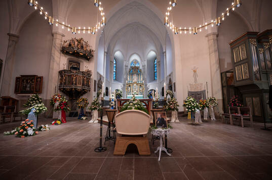 The funeral of Sven-Göran Eriksson in Fryksände Church